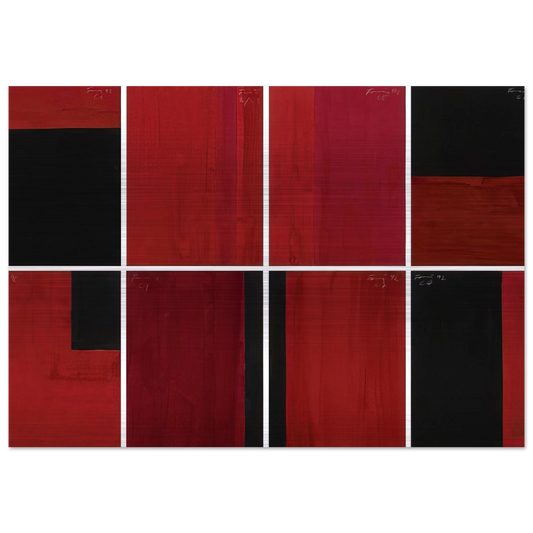 Untitled in 8 Parts - 1992 - Gunther Forg Brushed Aluminum Print - 70x100 cm / 28x40 inches | Gunther Forg Aluminum Print | Gunther Forg Prints