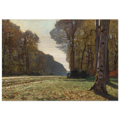 The Pave de Chailly - claude monet Brushed Aluminum Print - 70x100 cm / 28x40 inches | claude monet Aluminum Print | claude monet Prints