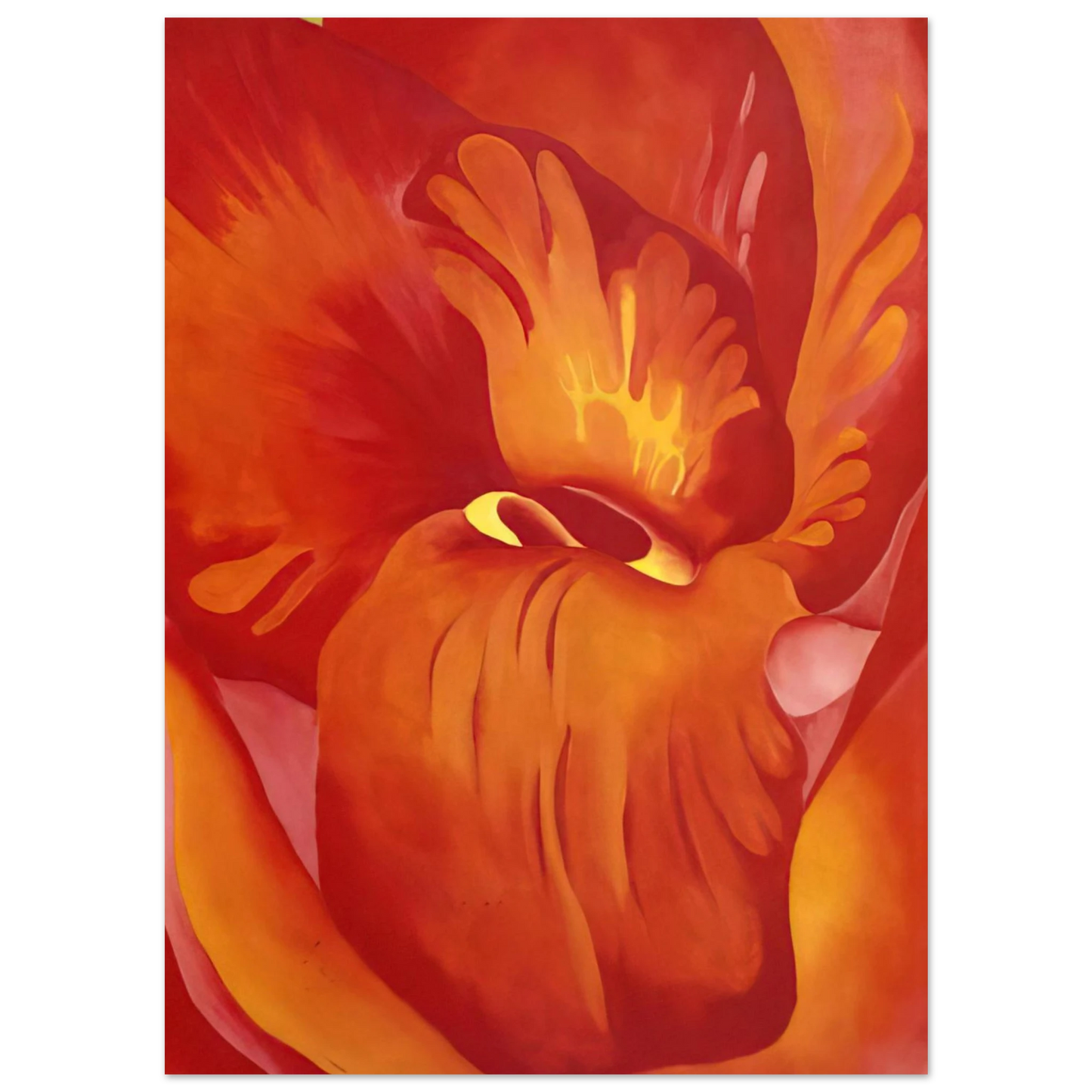 Georgia O'Keeffe - Canna Red and Orange Fine Art Poster