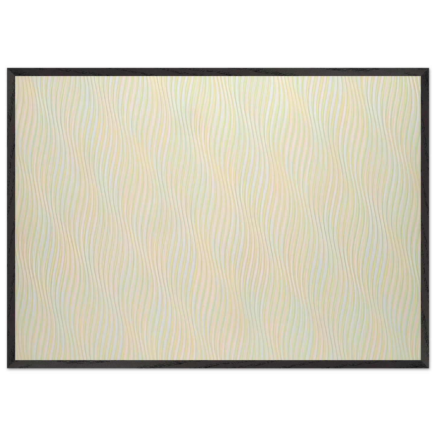 SONG OF ORPHEUS IV 1978 - Bridget Riley 70x100 cm / 28x40 inches Framed Art Print – Black Wooden Frame
