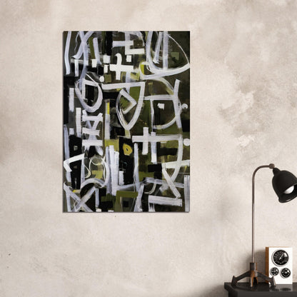 Number 2 - 1950 - Bradley Walker Tomlin Brushed Aluminum Print - 70x100 cm / 28x40 inches | Bradley Walker Tomlin Aluminum Print | Bradley Walker Tomlin Prints