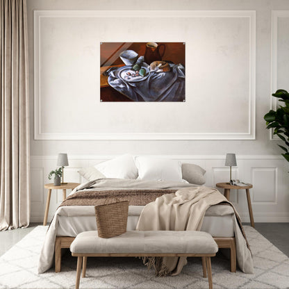 STILL LIFE WITH PEARS AND INDIAN BOWL - Andre Derain Acrylic Print - 70x100 cm / 28x40″ inches | Andre Derain Wall Art | Andre Derain Prints