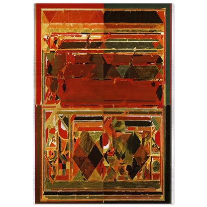 Saurashtra - 1983 - S. H. Raza Brushed Aluminum Print - 70x100 cm / 28x40 inches | S. H. Raza Aluminum Print | S. H. Raza Prints