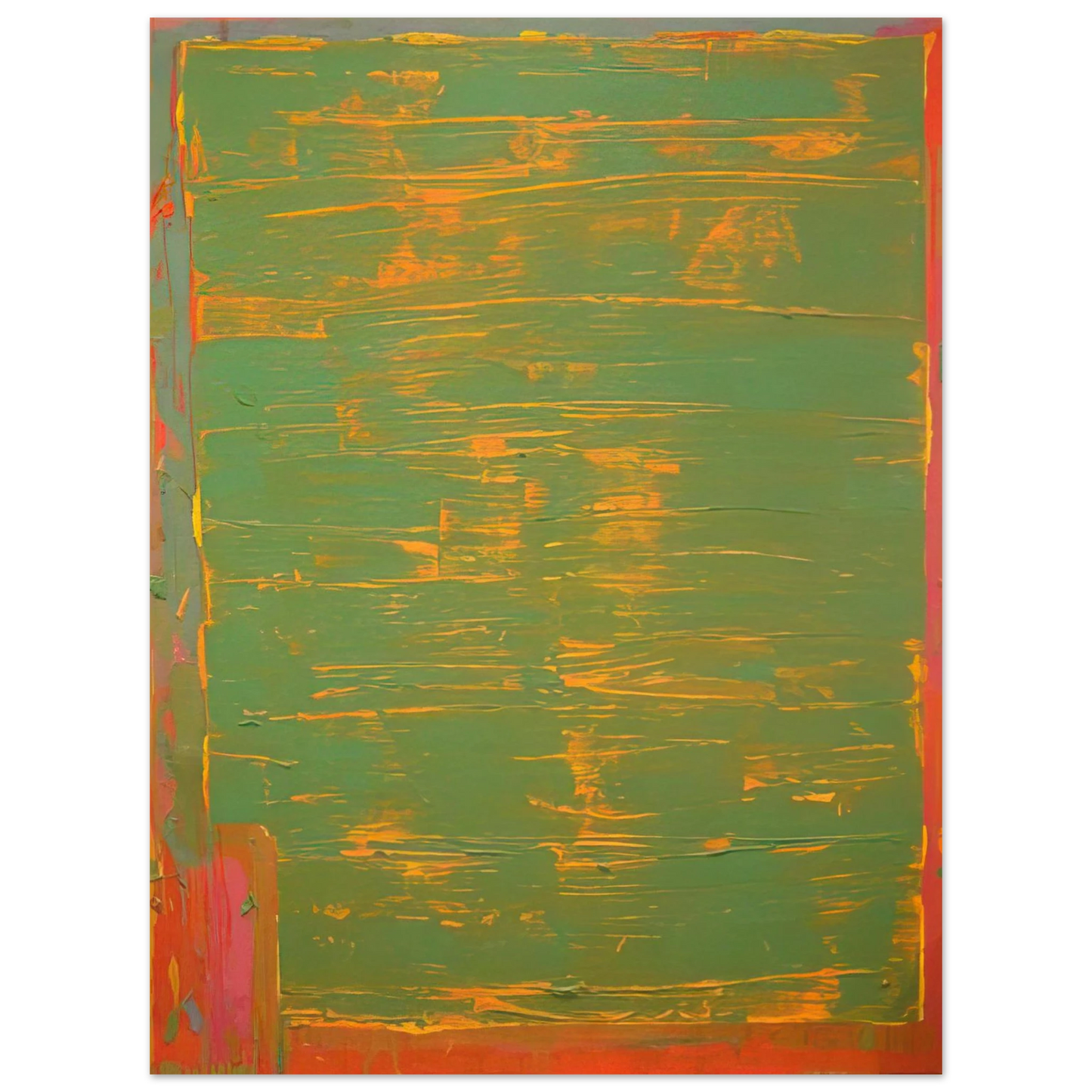 John Hoyland - 22.8.74 - 1974  75x100 cm / 30x40inches Fine Art Poster