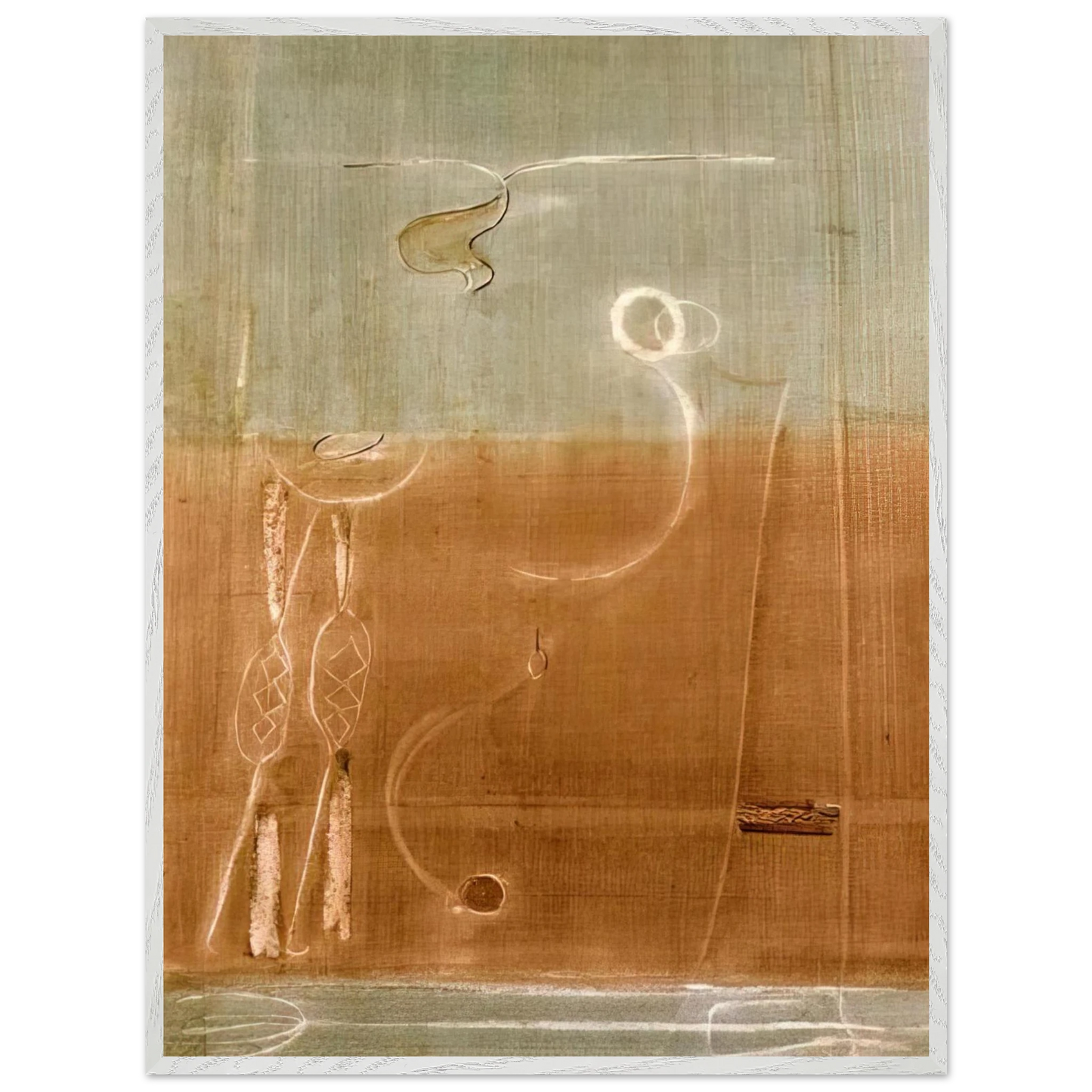 Mark Rothko - Aubade - 1944 Wall Art - 30x40 cm / 12x16 inches - Premium Wooden Framed Poster With Fine Art Paper-canvas - Black frame