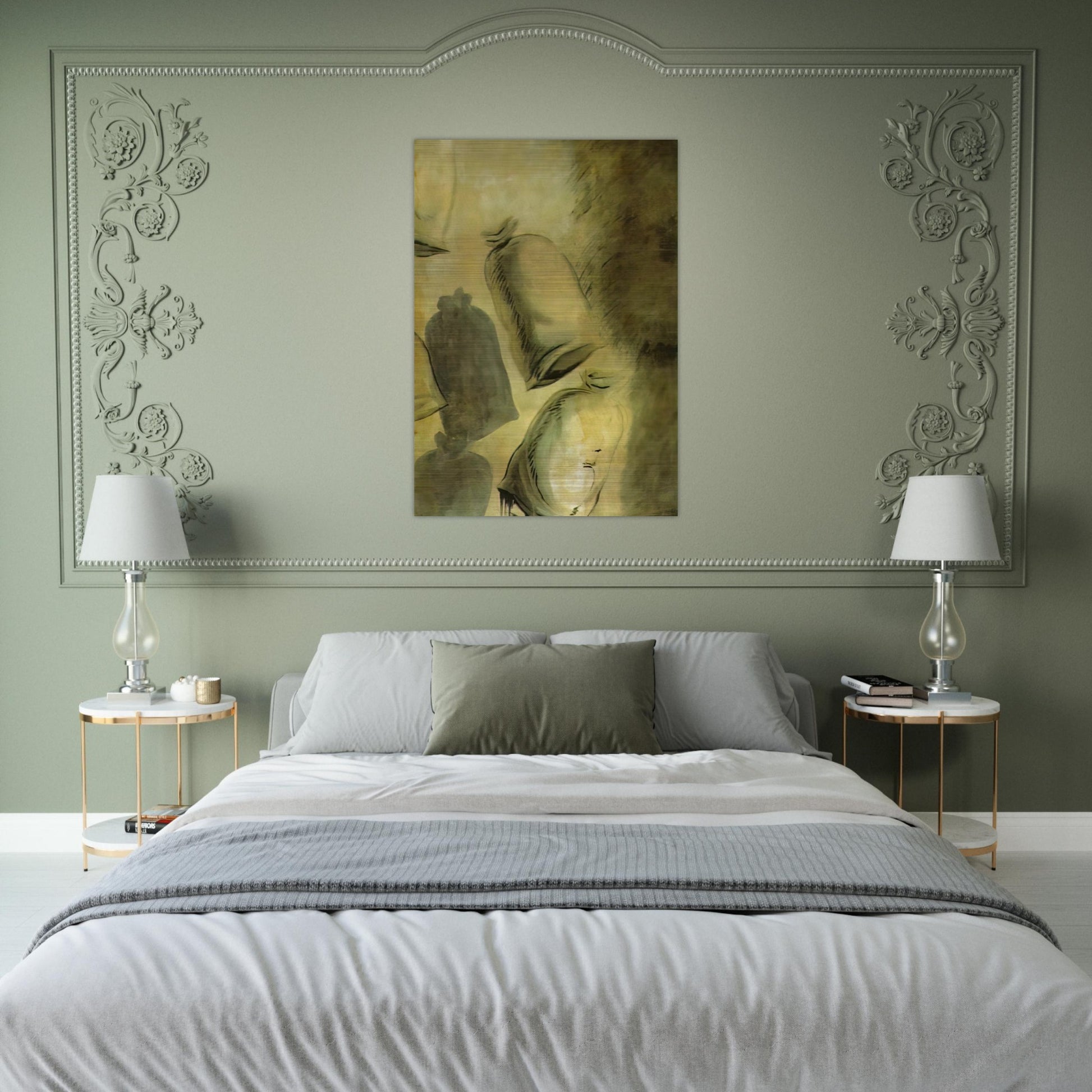 SET DESIGN FOR THE BALLET LOS SACOS DEL MOLINERO 1 - Salvador Dali Brushed Aluminum Print - 70x100 cm / 28x40 inches | Salvador Dali Aluminum Print | Salvador Dali Prints