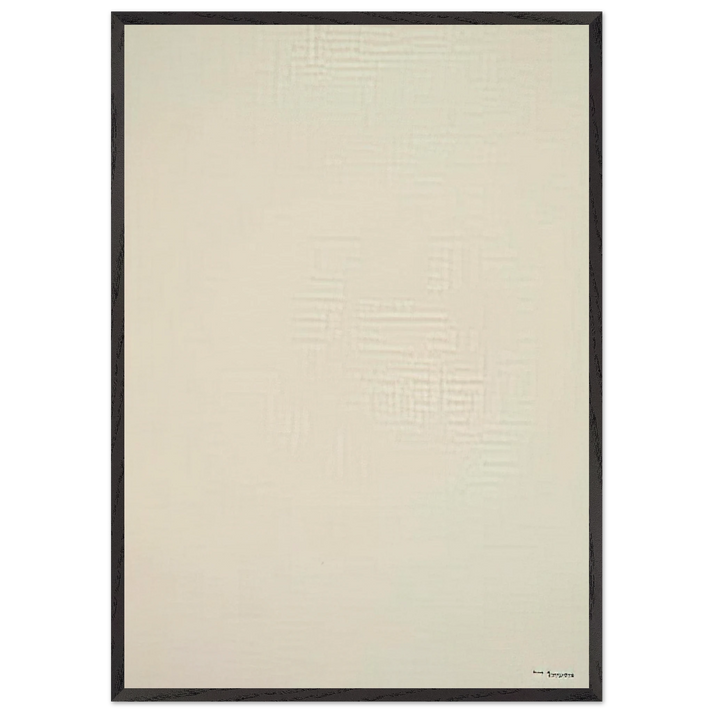 Be II - Barnett Newman 70x100 cm / 28x40 inches Framed Art Print – Black Wooden Frame