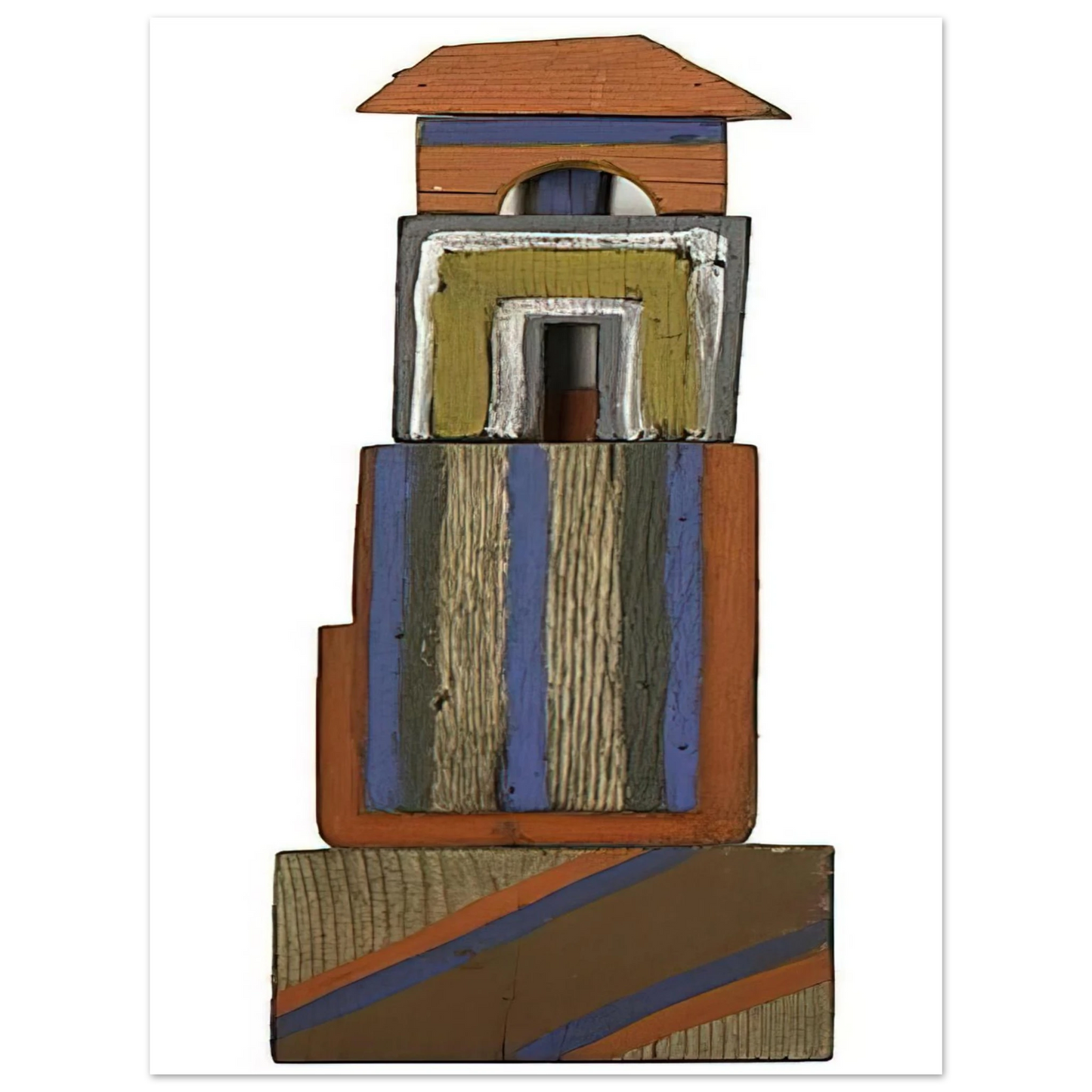 Betty Parsons - The Tower - 1969  75x100 cm / 30x40inches Fine Art Poster