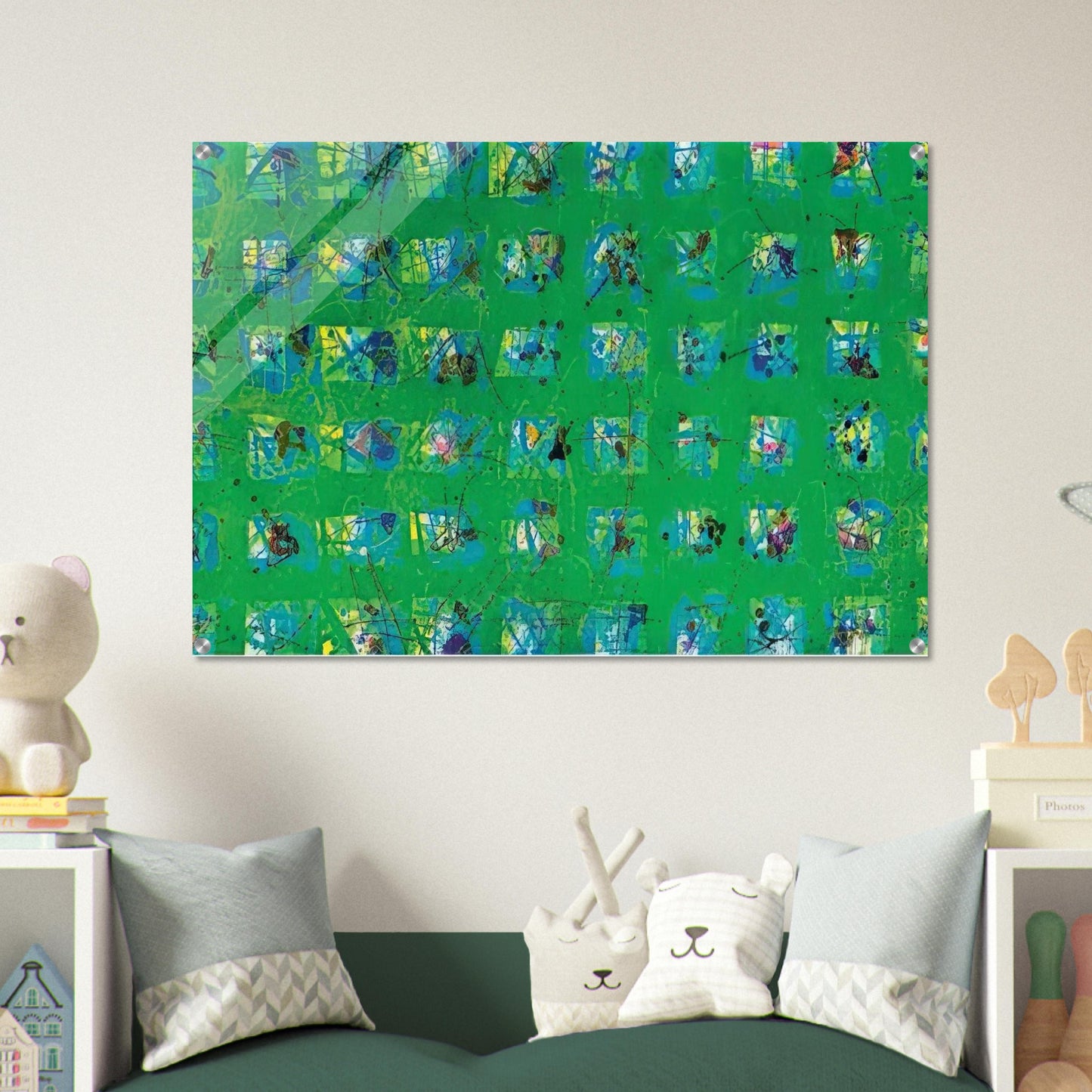 La Primavera - Sam Francis Acrylic Print - 70x100 cm / 28x40″ inches