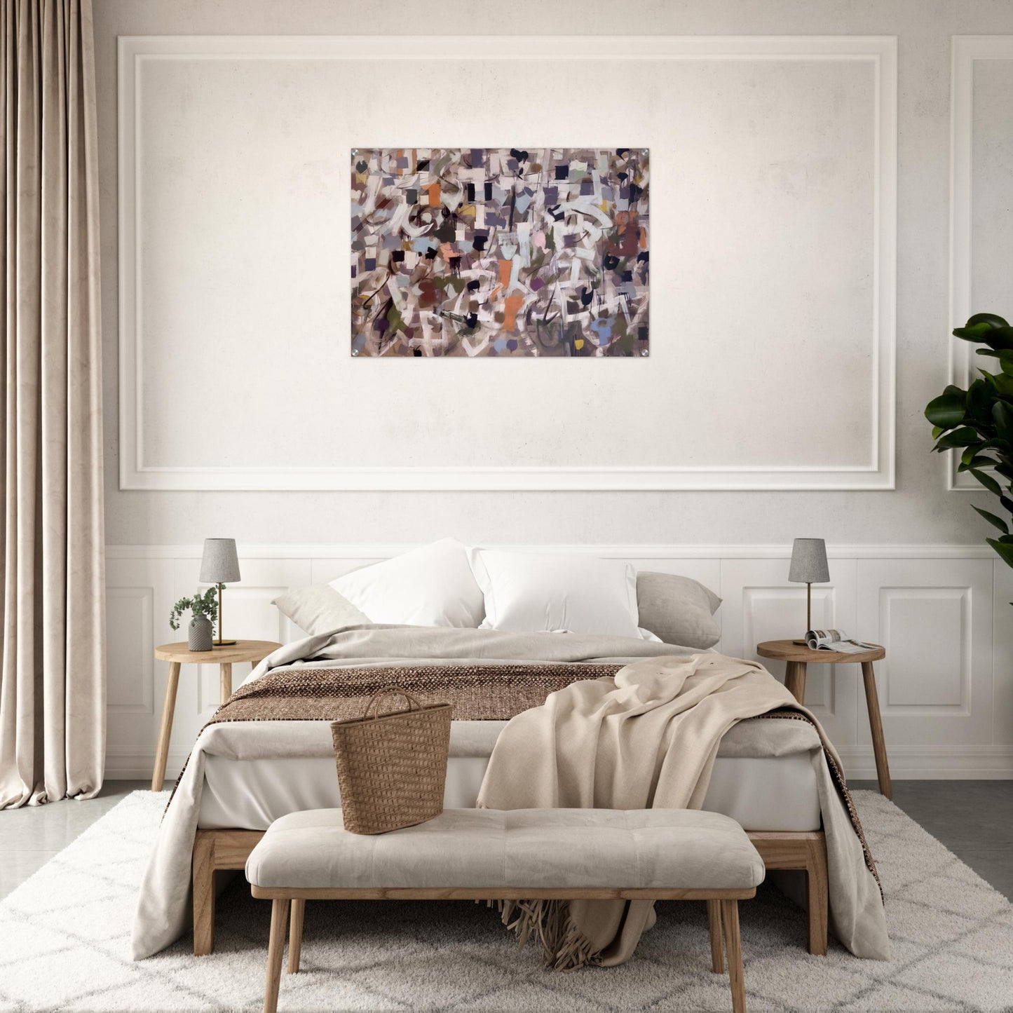 Number 15 - 1953 - Bradley Walker Tomlin Acrylic Print - 70x100 cm / 28x40″ inches | Bradley Walker Tomlin Wall Art | Bradley Walker Tomlin Prints
