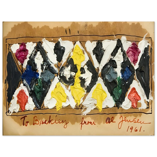 Alfred Jensen - Untitled - 1961  75x100 cm / 30x40inches Fine Art Poster