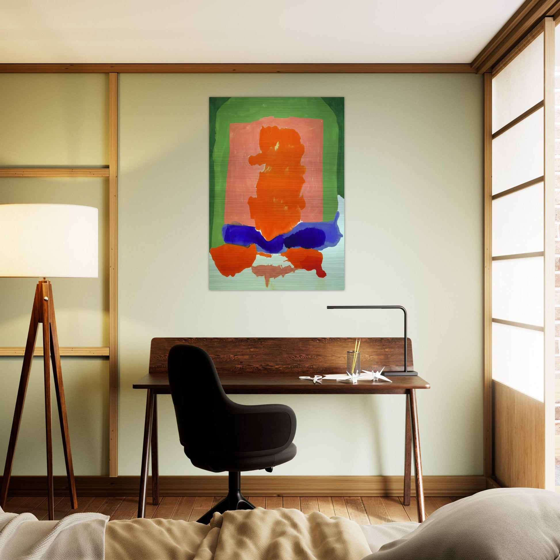 Small s Paradise - 1964 - Helen Frankenthaler Brushed Aluminum Print - 70x100 cm / 28x40 inches | Helen Frankenthaler Aluminum Print | Helen Frankenthaler Prints