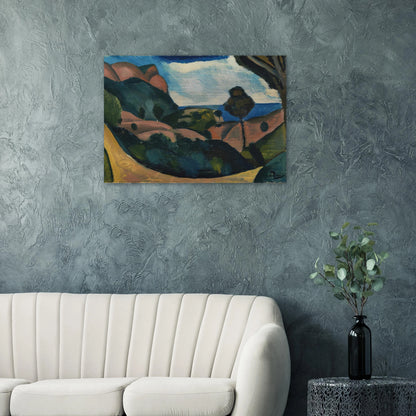 LANDSCAPE NEAR CASSIS 1907 - Andre Derain Brushed Aluminum Print - 70x100 cm / 28x40 inches | Andre Derain Aluminum Print | Andre Derain Prints