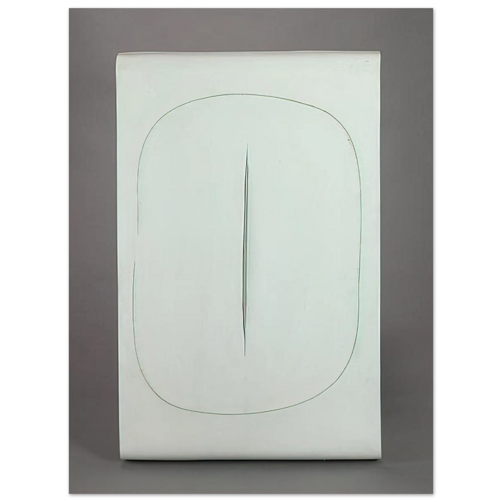 Lucio Fontana - Concept Spatiale - 1968  75x100 cm / 30x40inches Fine Art Poster