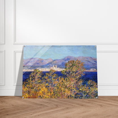 Antibes Seen from the Cape, Mistral Wind - claude monet Acrylic Print - 70x100 cm / 28x40″ inches | claude monet Wall Art | claude monet Prints
