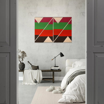 Scissors Jack - 1974 - Larry Zox Brushed Aluminum Print - 70x100 cm / 28x40 inches | Larry Zox Aluminum Print | Larry Zox Prints