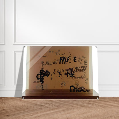 Not Wanting To Say Anything About Marcel, I - 1969 - John Cage Acrylic Print - 70x100 cm / 28x40″ inches