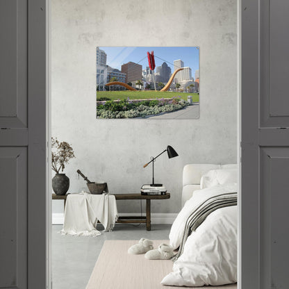 CUPID S SPAN COLLABORATION WITH VAN BRUGGEN 2002 - Claes Oldenburg Acrylic Print - 70x100 cm / 28x40″ inches