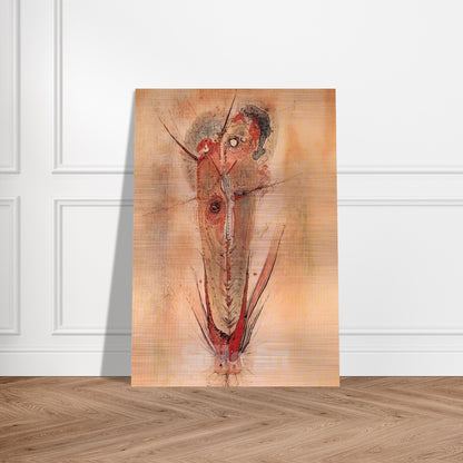 Don Juan - 1944 - Wols Brushed Aluminum Print - 70x100 cm / 28x40 inches | Wols Aluminum Print | Wols Prints
