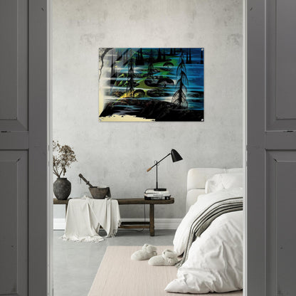 Beauty Beyond Believing - Eyvind Earle Acrylic Print - 70x100 cm / 28x40″ inches
