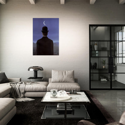 THE SCHOOLMASTER 1954 - Rene Magritte Brushed Aluminum Print - 70x100 cm / 28x40 inches | Rene Magritte Aluminum Print | Rene Magritte Prints