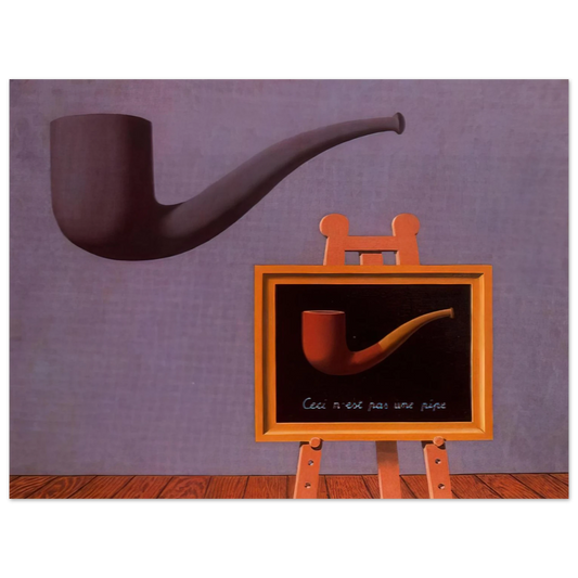 Rene Magritte - THE TWO MYSTERIES 1966  75x100 cm / 30x40inches Fine Art Poster