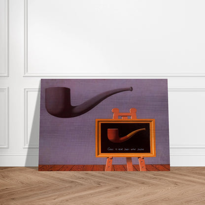 THE TWO MYSTERIES 1966 - Rene Magritte Brushed Aluminum Print - 70x100 cm / 28x40 inches | Rene Magritte Aluminum Print | Rene Magritte Prints
