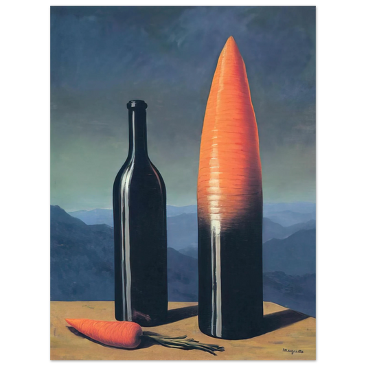 Rene Magritte - THE EXPLANATION 1952  75x100 cm / 30x40inches Fine Art Poster