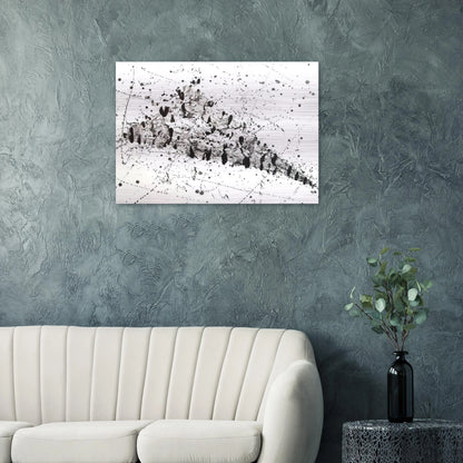 Untitled  .213 SF240  - Sam Francis Brushed Aluminum Print - 70x100 cm / 28x40 inches | Sam Francis Aluminum Print | Sam Francis Prints