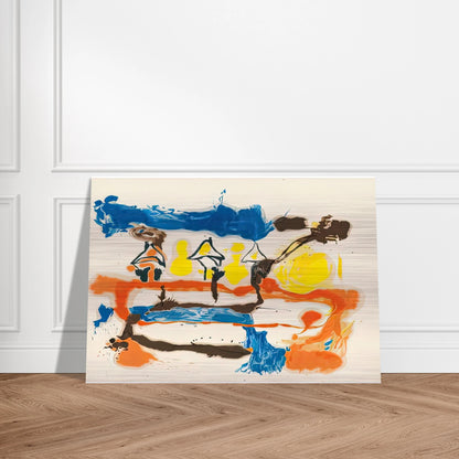 Fable, 1961- - Helen Frankenthaler Brushed Aluminum Print - 70x100 cm / 28x40 inches | Helen Frankenthaler Aluminum Print | Helen Frankenthaler Prints