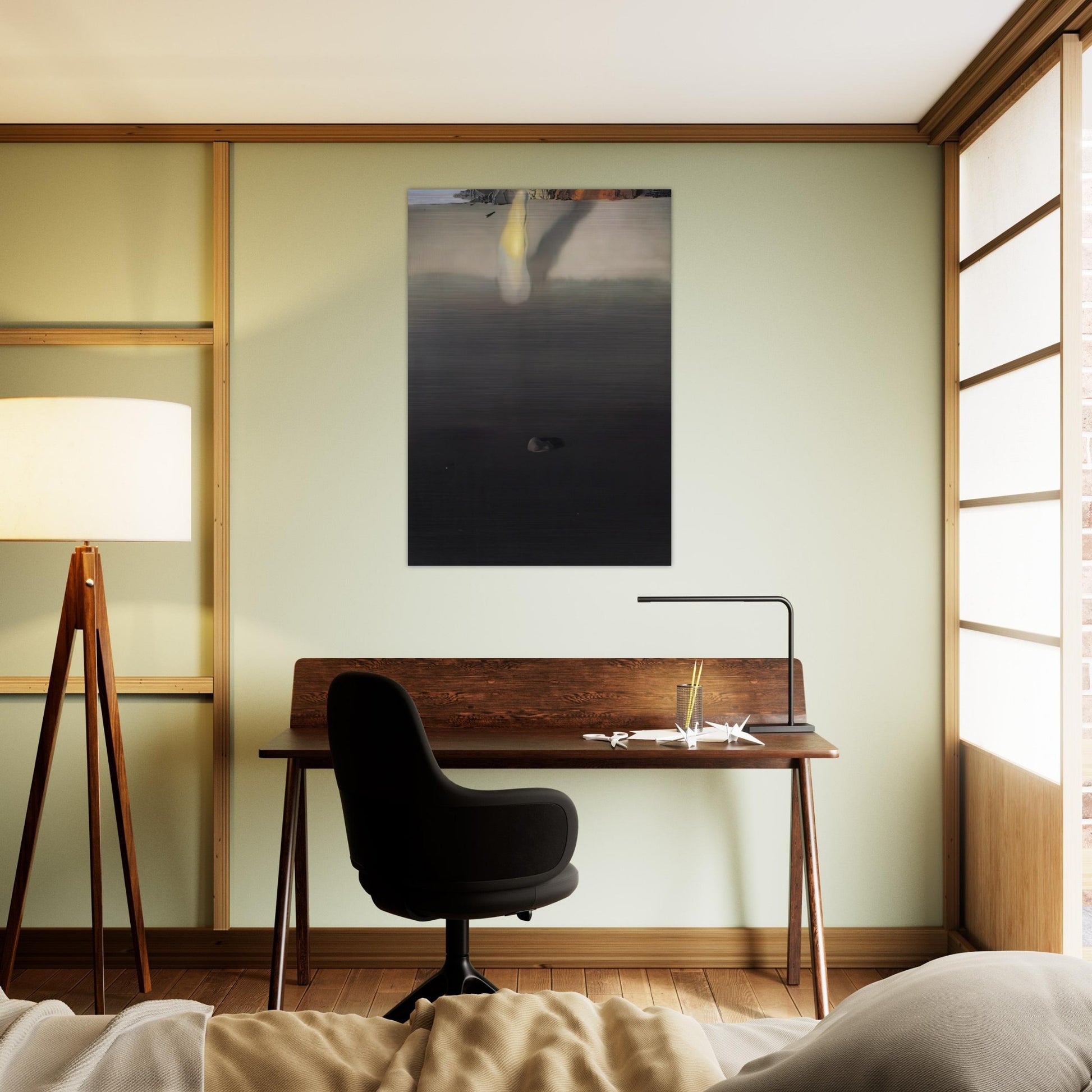 ON THE SEASHORE - Salvador Dali Brushed Aluminum Print - 70x100 cm / 28x40 inches | Salvador Dali Aluminum Print | Salvador Dali Prints