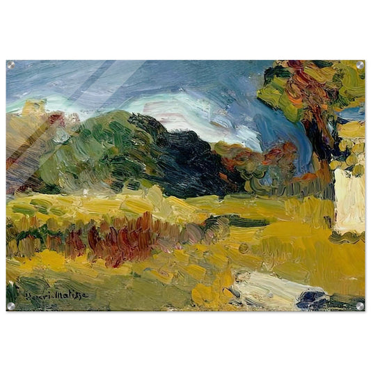 LANDSCAPE OF CORSICA - Henri Matisse Acrylic Print - 70x100 cm / 28x40″ inches