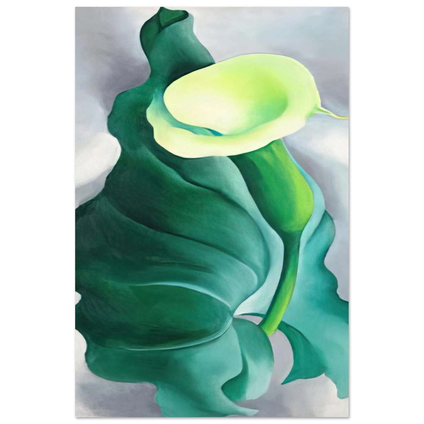 Georgia O'Keeffe - Calla Lily  Lily-Yellow No. 2  Fine Art Poster