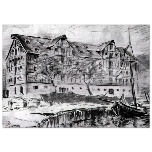 Untitled - 1926 - Konrad Zuse Brushed Aluminum Print - 70x100 cm / 28x40 inches | Konrad Zuse Aluminum Print | Konrad Zuse Prints
