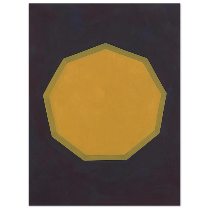 Sol LeWitt - Nine-Sided Figure  75x100 cm / 30x40inches Fine Art Poster