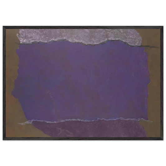Infinity Field Lefkada Series - 1981 - Theodoros Stamos 70x100 cm / 28x40 inches Framed Art Print – Black Wooden Frame