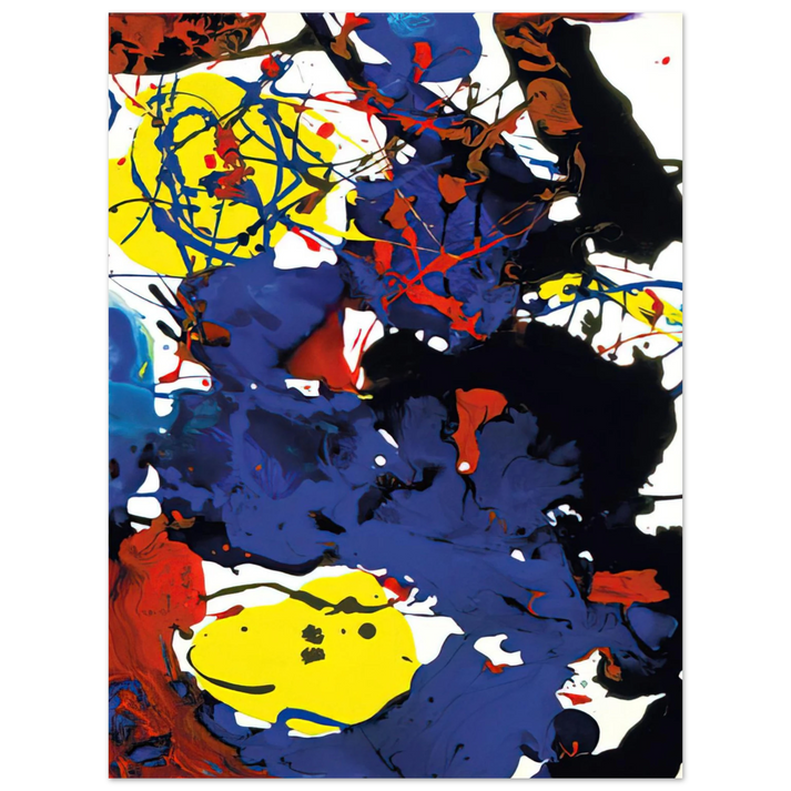 Sam Francis - Untitled  SFP94-131  SFF 1801   75x100 cm / 30x40inches Fine Art Poster