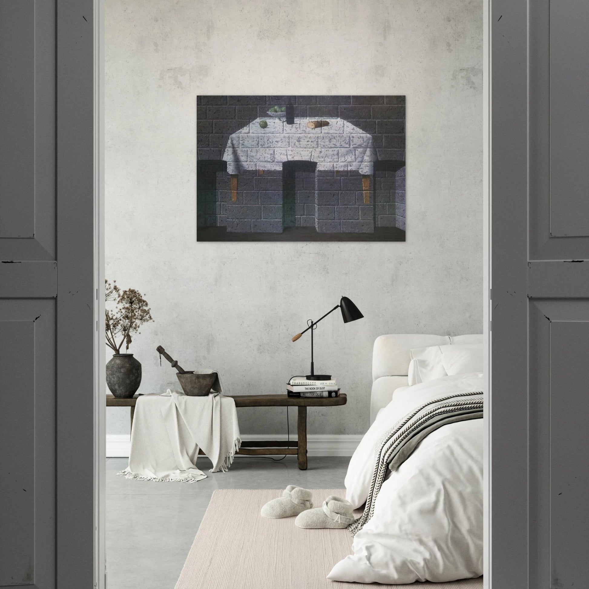THE ENDEARING TRUTH 1966 - Rene Magritte Brushed Aluminum Print - 70x100 cm / 28x40 inches | Rene Magritte Aluminum Print | Rene Magritte Prints