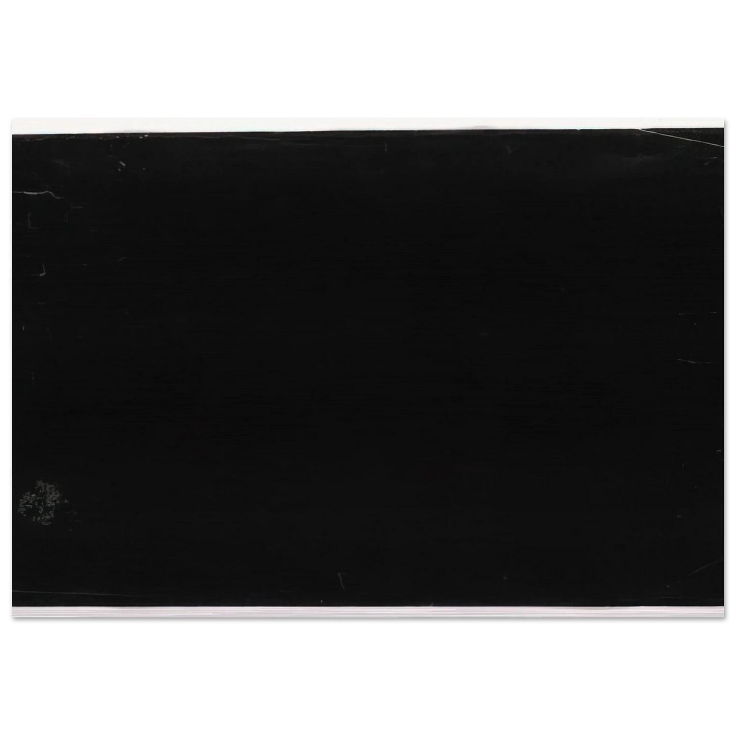 Black - Ellsworth Kelly Brushed Aluminum Print - 70x100 cm / 28x40 inches | Ellsworth Kelly Aluminum Print | Ellsworth Kelly Prints