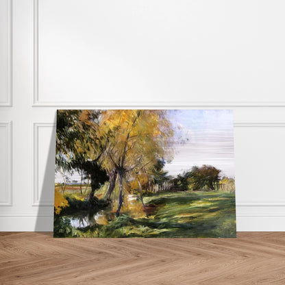 Landscape at Broadway - John Singer Sargent Brushed Aluminum Print - 70x100 cm / 28x40 inches | John Singer Sargent Aluminum Print | John Singer Sargent Prints