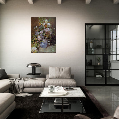 Spring Bouquet - Pierre-Auguste Renoir Brushed Aluminum Print - 70x100 cm / 28x40 inches | Pierre-Auguste Renoir Aluminum Print | Pierre-Auguste Renoir Prints