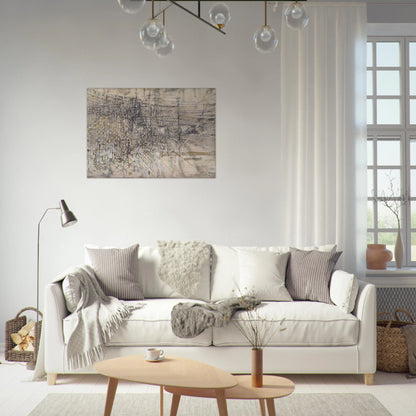 La Garde Des Anges - 1950 - Maria Helena Vieira da Silva Brushed Aluminum Print - 70x100 cm / 28x40 inches | Maria Helena Vieira da Silva Aluminum Print | Maria Helena Vieira da Silva Prints