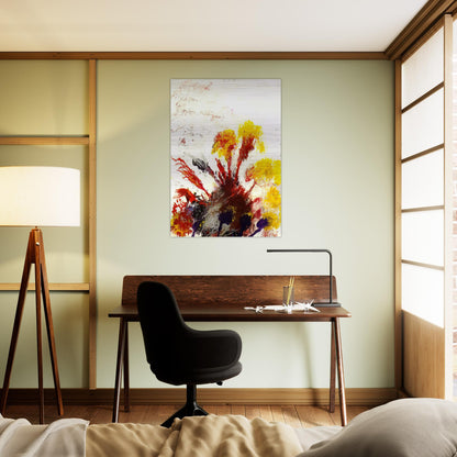 Summer Madness - Cy Twombly Brushed Aluminum Print - 70x100 cm / 28x40 inches | Cy Twombly Aluminum Print | Cy Twombly Prints