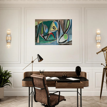Montrouge - 1948 - Bram van Velde Brushed Aluminum Print - 70x100 cm / 28x40 inches | Bram van Velde Aluminum Print | Bram van Velde Prints