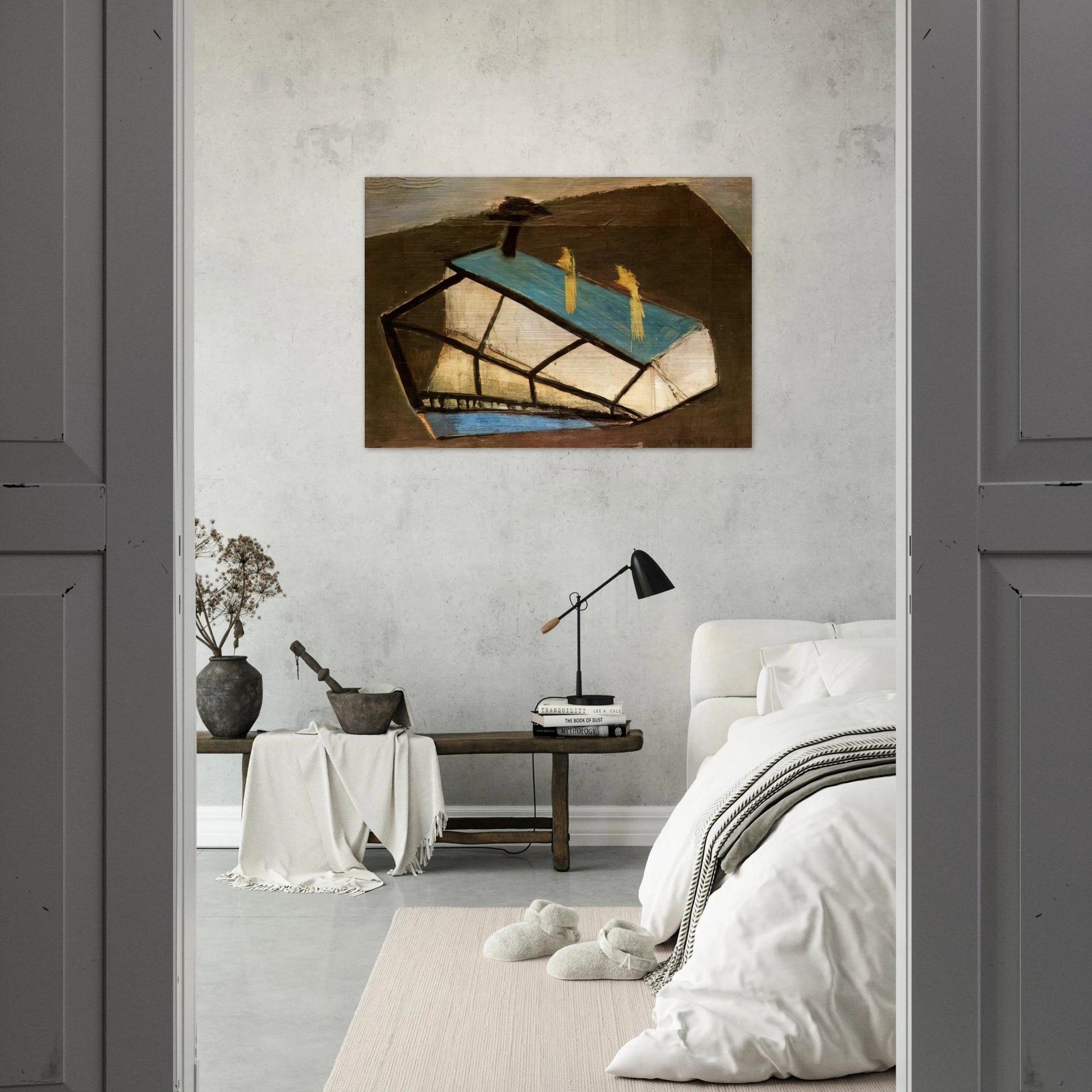 Cedar - 1932 - Maria Helena Vieira da Silva Brushed Aluminum Print - 70x100 cm / 28x40 inches | Maria Helena Vieira da Silva Aluminum Print | Maria Helena Vieira da Silva Prints