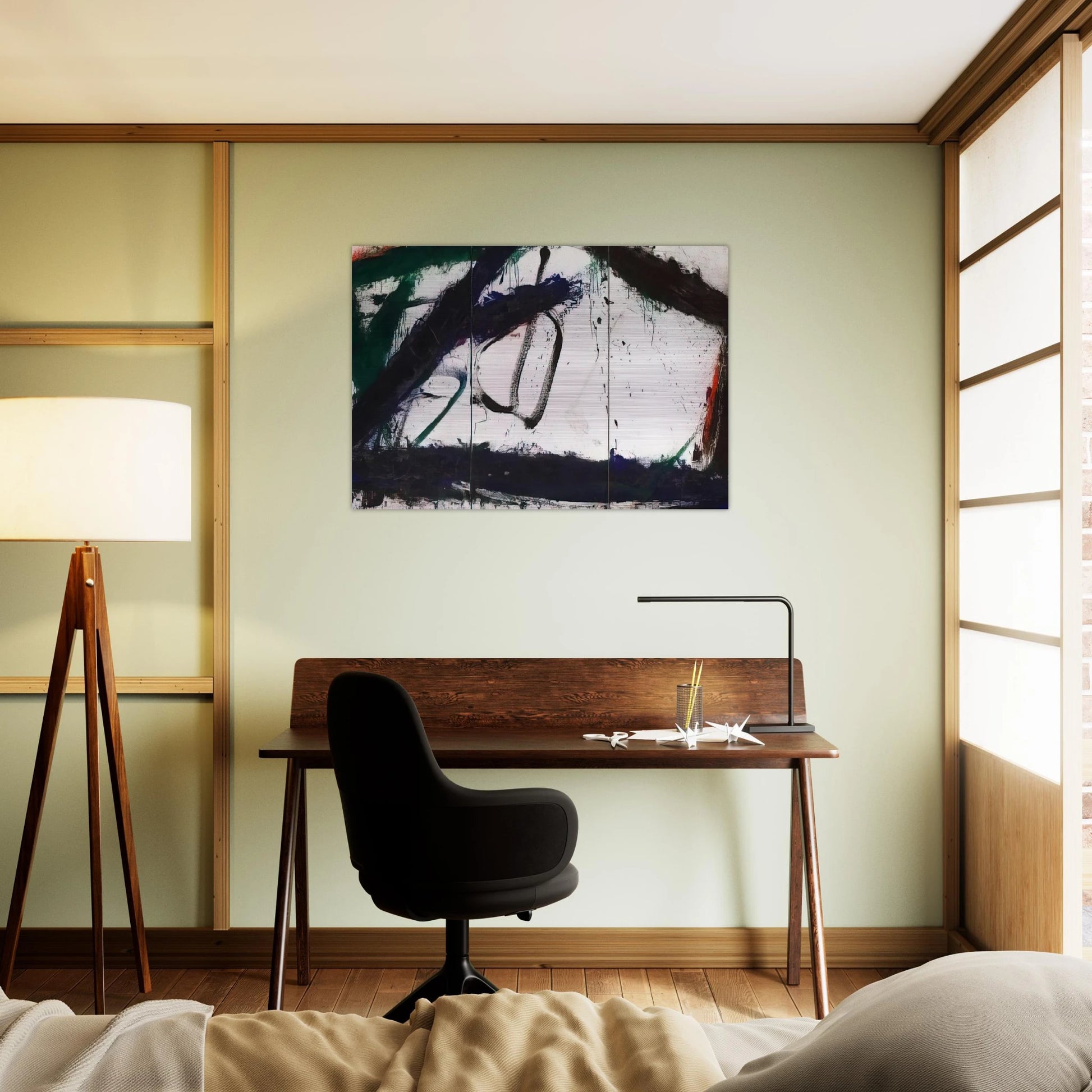 Frozen Summer - 1966 - Norman Bluhm Brushed Aluminum Print - 70x100 cm / 28x40 inches | Norman Bluhm Aluminum Print | Norman Bluhm Prints