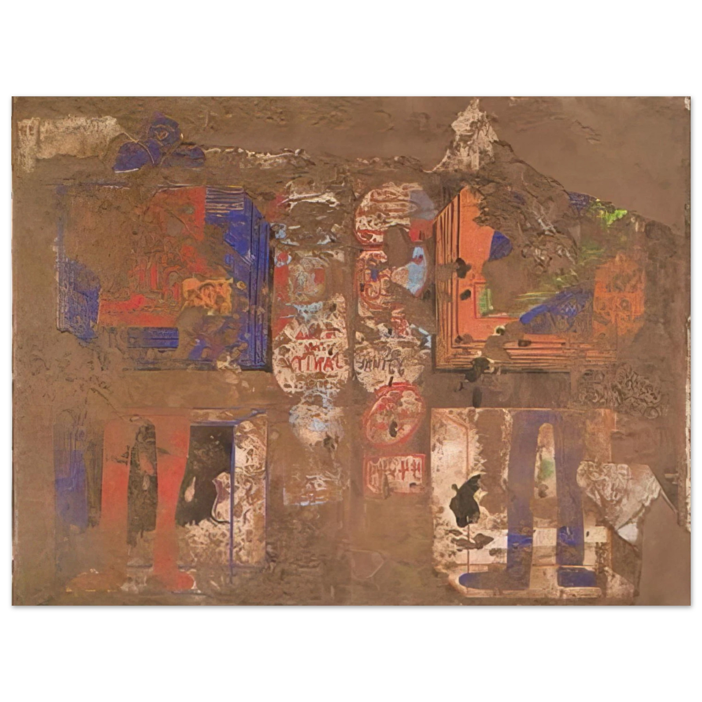 Dieter Roth - Graphic with Cocoa - 1968  75x100 cm / 30x40inches Fine Art Poster