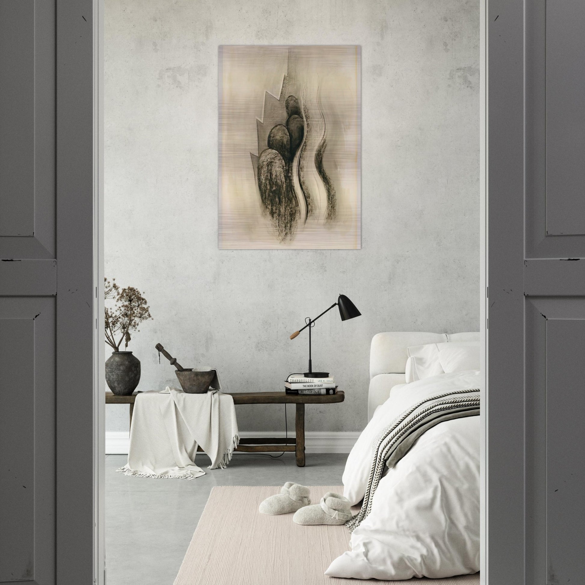 Drawing XIII - Georgia O'Keeffe Brushed Aluminum Print - 70x100 cm / 28x40 inches | Georgia O'Keeffe Aluminum Print | Georgia O'Keeffe Prints