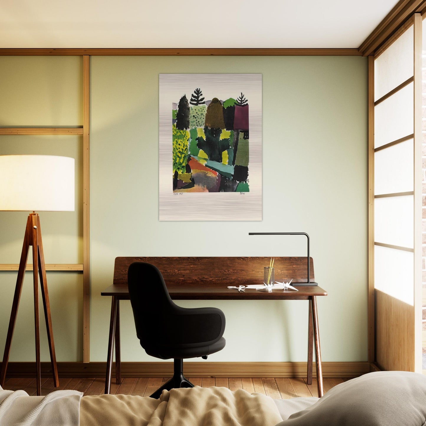 PARK 1920 - Paul Klee Brushed Aluminum Print - 70x100 cm / 28x40 inches | Paul Klee Aluminum Print | Paul Klee Prints