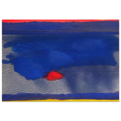 Provincetown - 1964 - Helen Frankenthaler Brushed Aluminum Print - 70x100 cm / 28x40 inches | Helen Frankenthaler Aluminum Print | Helen Frankenthaler Prints
